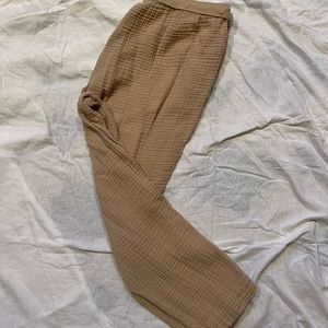 Oatmeal muslin pants